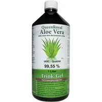QueenRoyal Aloe Vera 99.55 % Natur pur Barbadensis Miller Getränk Blattgel Trink Gel, 1000 ml, Art .30255 G