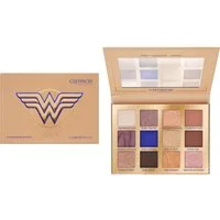 Catrice Lidschatten-Palette Wonder Woman Eyeshadow Palette, Hochpigmentiert mit matten, schimmernden und metallischen Texturen.