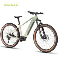 DERUIZ E-Bike Mountainbike 29 Zoll, 110 Nm Mittelmotor, max. 180km, 6 Stufen, Bluetooth + APP, 11 Gang SHIMANO CUES ASLU6000T1R Schaltwerk, Kettenschaltung, Mittelmotor, 720 Wh, (Trittfrequenz- und Drehmomentsensor, Für Damen und Herren), Federgabel 