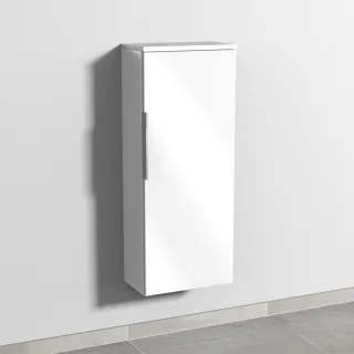 Sanipa 3way Mittelschrank mit 1 Tür, Weiß-Glanz, UF16978 UF16978
