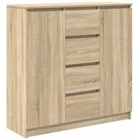 vidaXL Sideboard Sideboard mit Schubladen Sonoma-Eiche 100,5x35x98,5 cm (1 St)