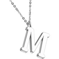 Taffstyle Kette mit Anhänger Damen Halskette Buchstaben Anhänger Kette Silber Schlicht Dezent A-Z (Personalisierte Halskette mit Buchstaben stilvoll und zeitlos - Geschenkidee)