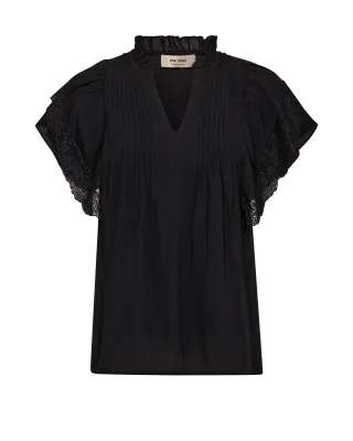 MOS MOSH - MMWea Flowish Blouse black - Gr. - S