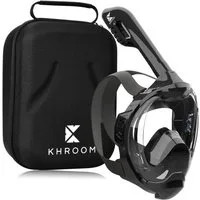 Khroom Schnorchel Schnorchelmaske Kinder / Erwachsene Tauchermaske Vollgesichtsmaske (Seaview Y, Full Face Maske zum Schnorcheln), CO2 geprüfte Vollmaske, sehr angenehm zu tragen