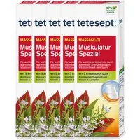 Tetesept Massageöl Muskulatur Spezial 5x100ml
