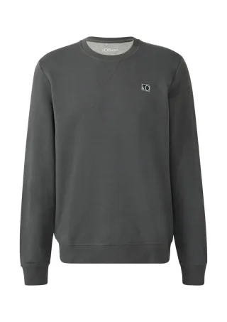s.Oliver Red Label - Sweatshirt mit Crew Neck grau - Gr. - L