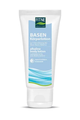 FITNE Basische Körperlotion | 200 ml | Mandelöl & Sheabutter | feuchtigkeitsspendend | vegan