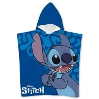 Lilo & Stitch Badeponcho Kinder mit Kapuze Strandponcho aus Polyester 55 x 110 cm