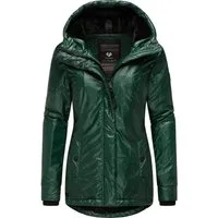 Ragwear Winterjacke Monadde Bling Glänzende warme Jacke mit Kapuze
