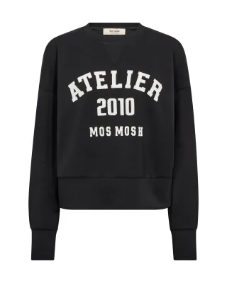 MOS MOSH - MMNima O-LS Sweatshirt black - Gr. - XL