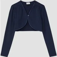 s.Oliver Cardigan Indoor-Bolero Bolero mit Satinkante