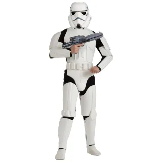 Star Wars - "Deluxe" Kostüm ‘” ’Storm Trooper“ - Herren (Weiß/Schwarz)