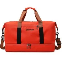 Blusmart Reisetasche Reisetaschen, Turnbeutel, Sporttaschen, große Umhängetaschen (Mit Schuhfach, Nassfach, verstellbaren Schultergurten, atmungsaktiv, wasserdicht, verschleißfest, großes Fassungsvermögen), Geeignet für Yoga, Schwimmen, Reisen, Fitne