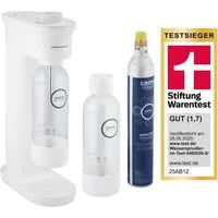 Grohe Wassersprudler Blue Fizz Wassersprudler, Basic Couple Starter Set, weiß (31942L00)
