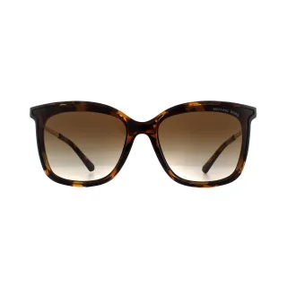 Michael Kors Square Womens Dark Tortoise Smoke Gradient de soleil Lunettes de soleil