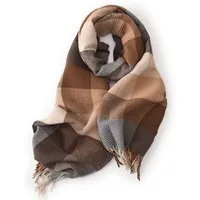 Cachito Kaschmirschal Eleganter Damen Kaschmirschal, Winterdicke Schulterdecke, Mit Fransen, unverzichtbares Accessoire für Herbst und Winter