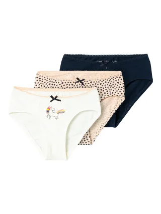 NAME IT - NMFBRIEFS 3P EVENING SAND HEARTS NOOS evening sand - Gr. - 86