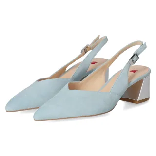 Högl Slingpumps  Blau - Gr. 38,5 -  Echt Leder