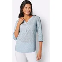 Sieh an! Klassische Bluse Schlupfbluse 3/4-Arm