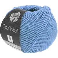 LANA GROSSA COOL WOOL pflegeleichtes Strickgarn extrafeine Merinowolle Häkelwolle, 160 m (Strickgarn aus extrafeiner Merinowolle, kuschelig weich und pflegeleicht), 50 g