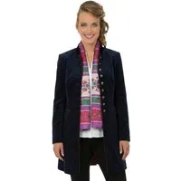 Moschen-Bayern Trachtenblazer Trachtenblazer Damen Trachtenjacke Trachtenjanker Gehrock Schwarz Grau Stehkragen mit Samt