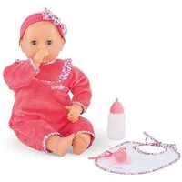 Corolle® Babypuppe Lila Chérie, 42 cm Rot Babypuppe mit Funktion Weichkörperpuppe