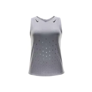 Nike - "Aeroswift" Sport-Oberteil für Damen, Dri-FIT (Weiß/Schwarz)