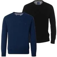 Redmond Rundhalspullover Pullover (1-tlg) hochwertige Qualität mit Rundhals-Ausschnitt im 2er Pack