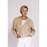 Zhrill Sweatblazer RATANA lässiger Look, hüftlange Schnittform, mit Kängurutasche