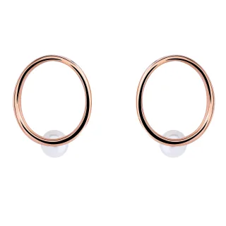 Orphelia 'Heloise' Ohrstecker aus 925er Sterlingsilber für Damen - Rosé ZO-7509