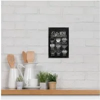 queence Alu-Dibond-Druck Coffee Menu, Kaffee, Kaffee Bilder, Sprüche, Kaffee, Coffee, Espresso, Schild