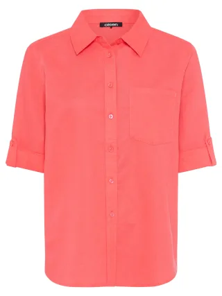 Olsen - Blouse Woven Short Sleeves misty rose - Gr. - 40