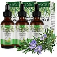 ALIVER Haaröl Rosmarinöl Ätherisches Haaröl Haarwachstum 60xML Bio Vegan Aliver, 3-tlg., Vegan