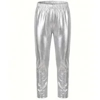 Orlob Kostüm Leggings silber Kind