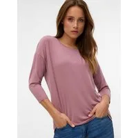 Vero Moda 3/4-Arm-Shirt VMAVA 3/4 TOP JRS GA NOOS Materialmix, regular fit