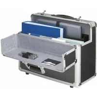 ALUMAXX Aktentasche Pilotenkoffer Carbon Aluminium silber/carbon