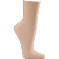 FussFreunde Feinsocken 10 Paar Wellness-Feinsöckchen, 30den, Komfortbund, mit Glanzeffekt (10 Paar) Spezial-Komfortbund ohne Gummidruck, verstärkte Spitze