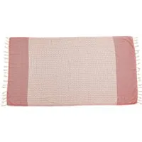 Plaid Lounge Diamond, done.®, Leichtes Plaid mit geknoteten Fransen