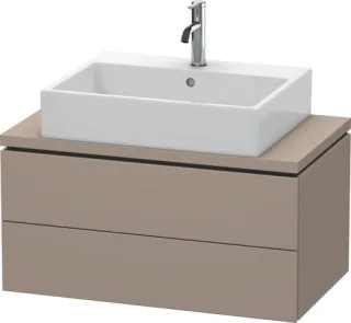 Duravit L-Cube Konsolenwaschtischunterbau wandhängend Basalt Matt 820x477x400 mm - LC580704343 LC580704343