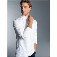 Trigema Longsleeve TRIGEMA Langarm Shirt mit Stehkragen (1-tlg)
