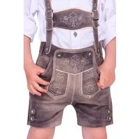 Isar-Trachten Lederhose Lederhose Kinder - JANNIS - schiefer