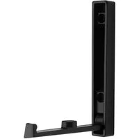 SO-TECH® Klapphaken Garderobenhaken VALVOLE 12 x 1,6 cm, (1-St), schwarz matt inklusive Befestigungsschrauben