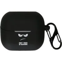 kwmobile Kopfhörer-Schutzhülle Design Schutzhülle für Samsung Galaxy Buds 3 / Galaxy Buds 3 Pro Hülle, TPU Silikon Case für Kopfhörer Ladecase stoßfestes Cover mit Karabiner