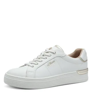 s.Oliver Shoes - Da.-Schnürer white - Gr. - 40