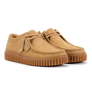 Clarks Torhill Lo Wildleder Herren Dunkel Sand Schuhe