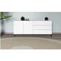 borchardt Möbel Sideboard Sophia, Kommode mit Metallfüßen, 3 Schubkästen, Breite 152 oder 190 cm, grifflose Optik, viel Stauraum, verstellbare Böden