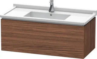 Duravit L-Cube Waschtischunterbau wandhängend Nussbaum dunkel Matt 1020x469x408 mm - LC616602121 LC616602121