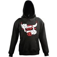 Youth Designz Kapuzenpullover Bulls Hoodie Pullover für Jungen und Mädchen mit modischem Frontprint