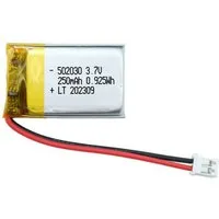 efaso Akku 502030 3,7V 250mAh kompatibel zu Bosch Intuvia BUI255 Display Elektromobil-Akku 250 mAh (3,7 V), mit JST PH2.0 Stecker