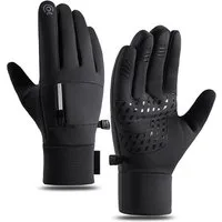 Cachito Fleecehandschuhe Damen Herren Wasserdicht Winterhandschuhe Touchscreen Sporthandschuhe Touchscreenfähig · Winddicht · Rutschfest · Warm gefüttert